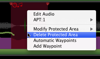 APT Modify Protected Area